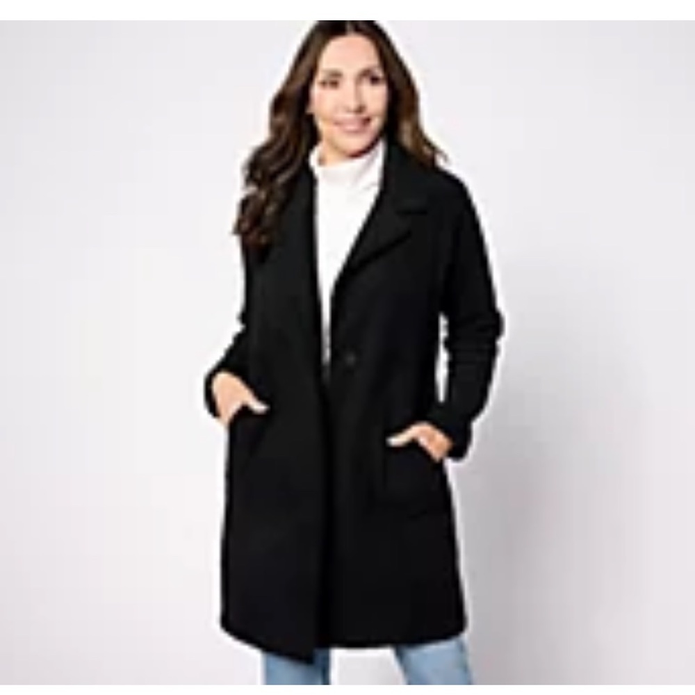 Barefoot Dreams Coatigan With Patch Pockets